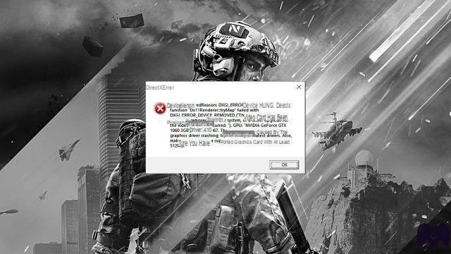 DXGI_ERROR_DEVICE_HUNG Error 2042 de Battlefield, ¿cómo solucionarlo?
